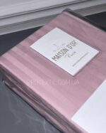 Простирадло сатинове з наволочками Maison D`or 240x260см Rose — изображение 2