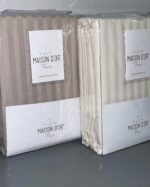 Простирадло сатинове з наволочками Maison D`or 240x260см Ecru — изображение 2