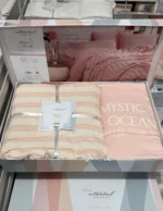 Постільна білизна з пледом Istanbul Mystic Ocean Pudra Євро - Зображення 4