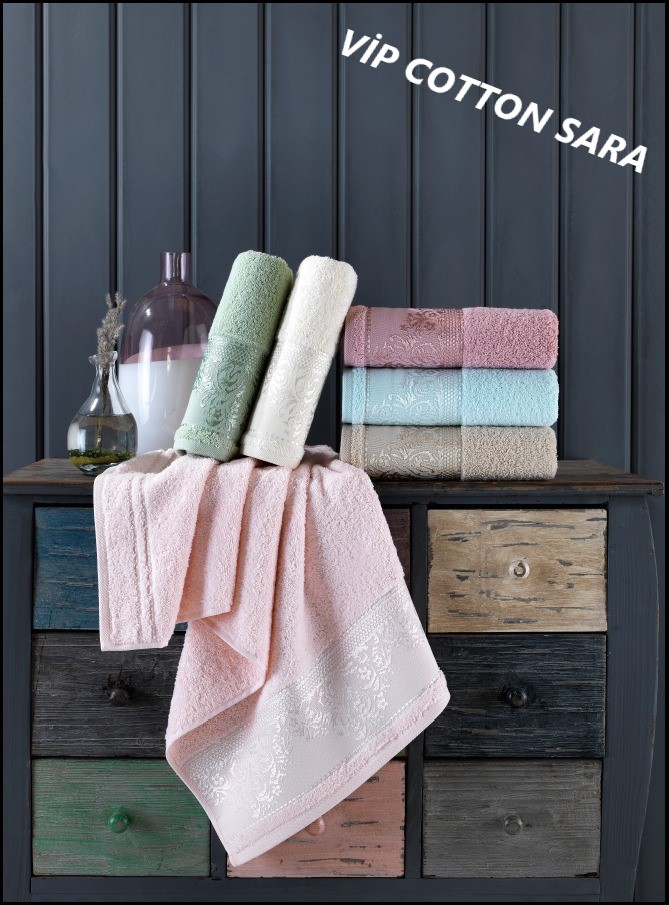 SARA Махрові рушники Cestepe Vip Cotton Sara (6 шт)