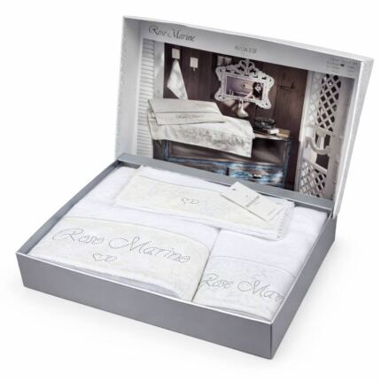Набір рушників Maison D'or Rose Marine White бамбукові