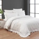 Постільна білизна з вишивкою Maison D`or Les Coeurs 200x220 см