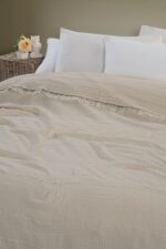 Муслінове покривало Sikel Izgi 220×240 Naturel купити.