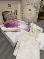 Полуторний комплект постільної білизни TAC DIGITAL Saten Clematis — изображение 3