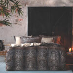 Комплект постільної білизни Tivolyo Home Leopard Double жатий шовк сімейний купити.