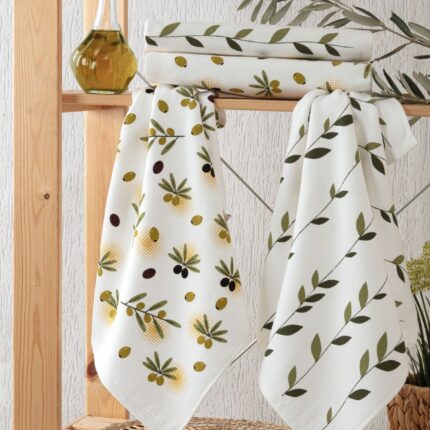 Набір кухонних рушників Pupilla 40х60 см. 4 шт. Zeytin купити