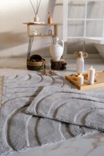 Купити Набір килимків для ванної кімнати Istanbul Home Collection Vaven Gri