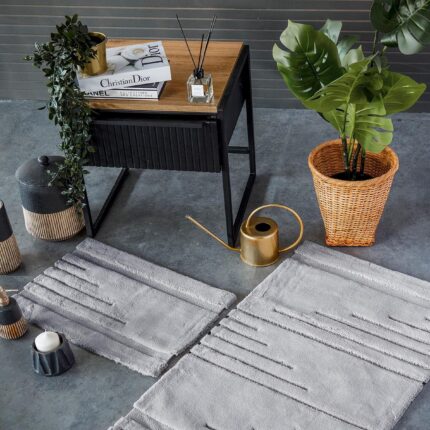 Купити Набір килимків для ванної кімнати Istanbul Home Collection Vegas Gri