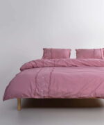 Постільна білизна Limasso Stonewashed 200 х 220 см Lucyna Old Rose - Зображення 2