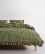 Постільна білизна Limasso Stonewashed Sicilia Capulet Olive Євро - Зображення 3