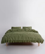 Постільна білизна Limasso Stonewashed Sicilia Capulet Olive Євро - Зображення 2