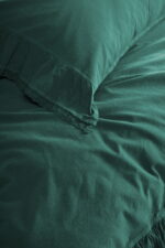 Постільна білизна Limasso Stonewashed Sicilia Dark Green Євро - Зображення 4