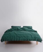 Постільна білизна Limasso Stonewashed Sicilia Dark Green Євро - Зображення 3