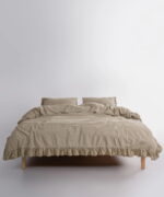 Постільна білизна Limasso Stonewashed Sicilia Oxford Tan Євро - Зображення 2