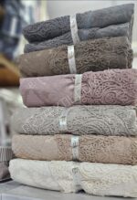Покривало жакардове з наволочками KC Home Alara Aden 260x260 см Tas — изображение 12