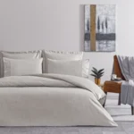 Двоспальний King Size комплект TAC Premium Basic gri Сатин-Stripe купити в Україні.