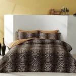 Постільна білизна TAC Saten Leopard kahve Євро купити в Україні.