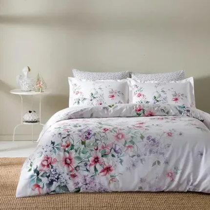 Постільна білизна TAC DIGITAL Saten Messe Lilac Євро купити в Україні.