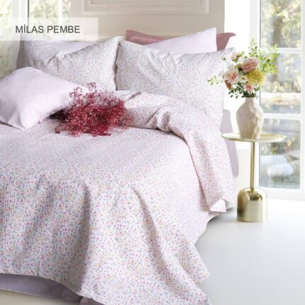 Літній комплект постільної білизни Istanbul Elite Pike Milas Pembe Полуторний купити