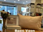 Постільна білизна TAC Basic Saten vizon Євро - Зображення 3