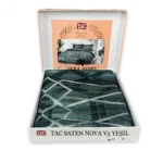 Постільна білизна TAC Saten Nova yesil Євро - Зображення 2