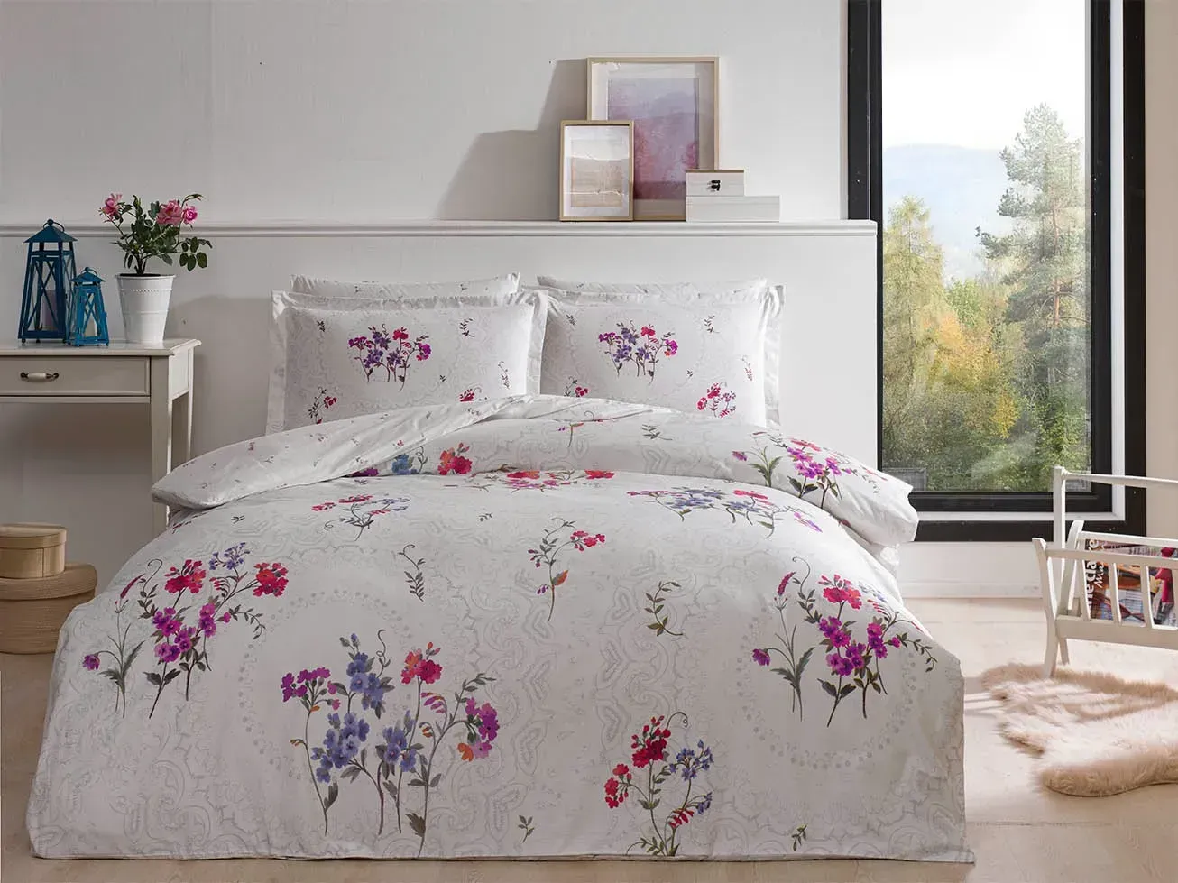 Постільна білизна TAC DELUX Saten Komae lilac Євро Постільна білизна TAC DELUX Saten Komae lilac Євро купити в Україні.
