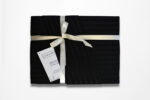 Постільна білизна Charlotte Stripe Satin євро з простирадлом на резинці 160x200+30 см Siyah - Зображення 3
