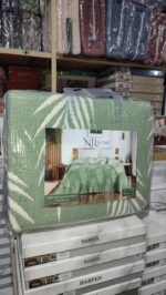 Муслінове покривало NILhome 230x240 см, зелене - Туреччина — изображение 3