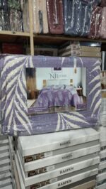 Муслінове покривало NILhome 230x240 см, фіолетове - Туреччина - Зображення 3