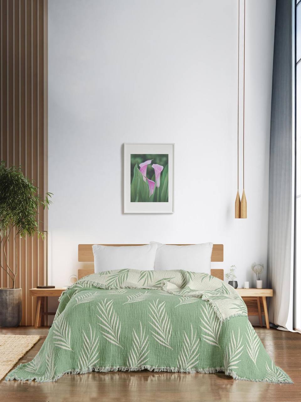 Муслінове покривало NILhome 230x240 см Муслінове покривало NILhome 230x240 см