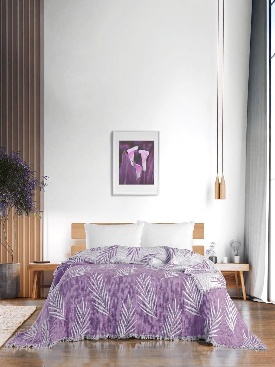 Муслінове покривало NILhome 230x240 см Муслінове покривало NILhome 230x240 см