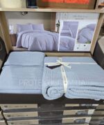 Муслінова постільна білизна Loom&Flow Henna Grey Євро - Зображення 4