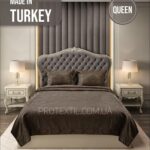 Покривало жакардове з наволочками KC Home Alara Venus 240x260 см Kahve