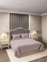 Покривало жакардове з наволочками KC Home Alara Venus 240x260 см Pudra - Зображення 2