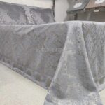Покривало жакардове з наволочками KC Home Alara Venus 240x260 см Gri - Зображення 7