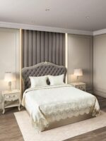 Покривало жакардове з наволочками KC Home Alara Aden 260x260 см Krem - Зображення 2