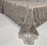 Покривало жакардове з наволочками KC Home Alara Aden 260x260 см Kahve - Зображення 8