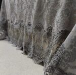 Покривало жакардове з наволочками KC Home Alara Aden 260x260 см Gri - Зображення 9