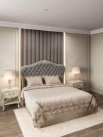Покривало жакардове з наволочками KC Home Alara Aden 260x260 см Capucino — изображение 2