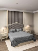 Покривало жакардове з наволочками KC Home Alara Vendy 260x260 см Gri - Зображення 2