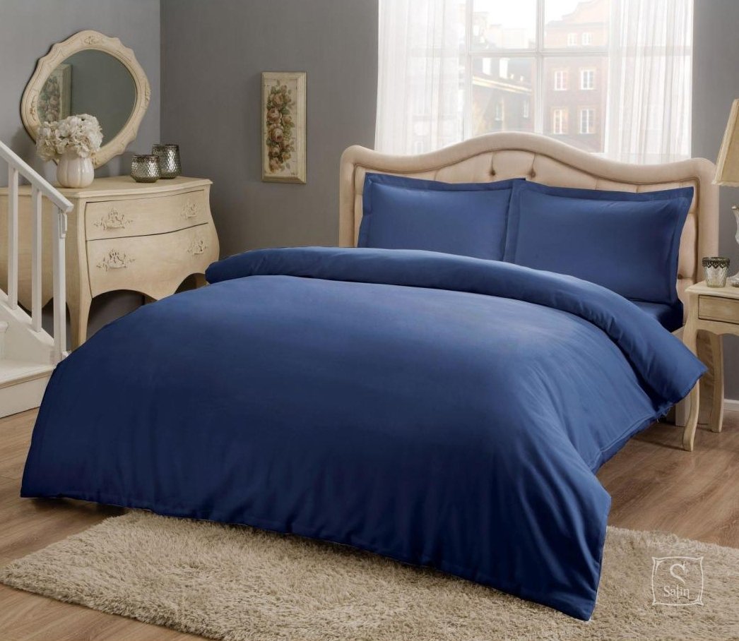 Постільна білизна TAC Basic Saten Saks Євро Постільна білизна TAC Basic Saten Saks Євро купити в Україні.