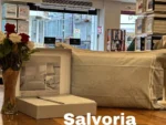 Постільна білизна TAC Saten Salvoria gri Євро - Зображення 2