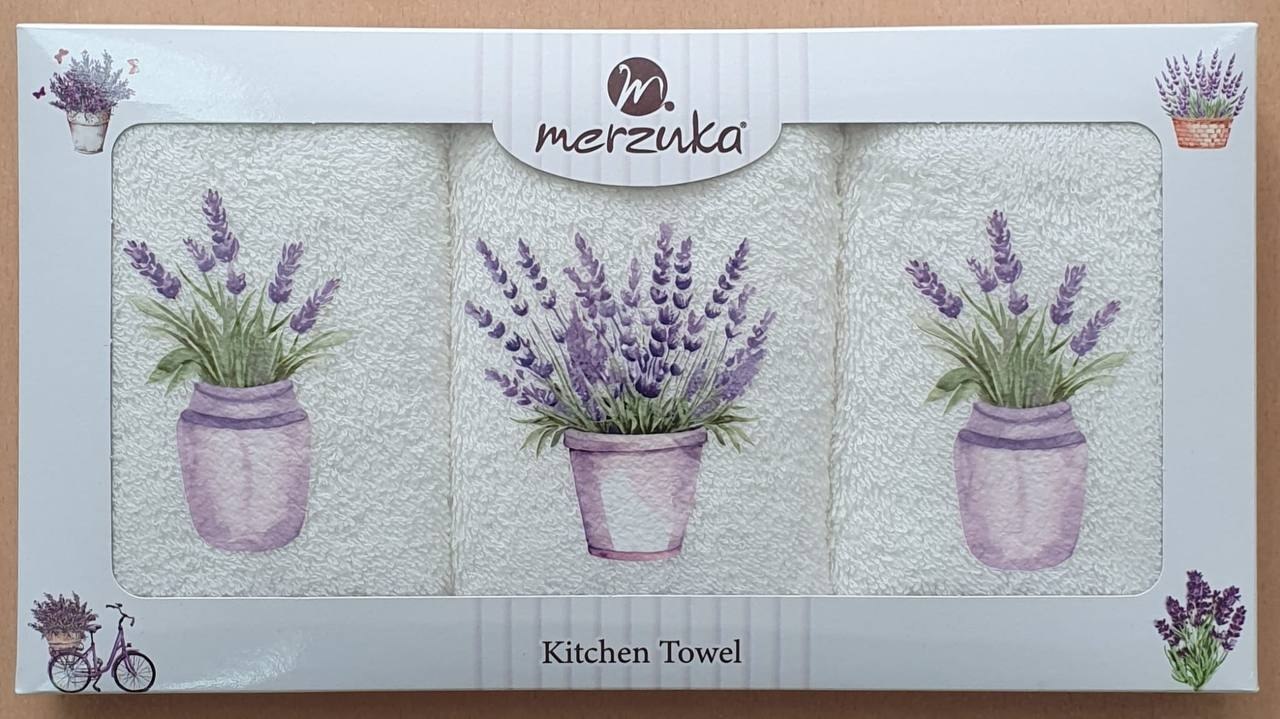 Набір махрових рушників для кухні Merzuka Lavender 30x50 см 3шт купити. Набір махрових рушників для кухні Merzuka Lavender 30x50 см 3шт купити.
