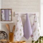 Набір кухонних вафельних рушників Nilteks Naomi Lavender 40x60 см 3шт купити.