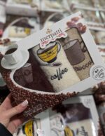 Набір махрових рушників для кухні Merpatti Coffe 30x50 см 3шт - Зображення 2