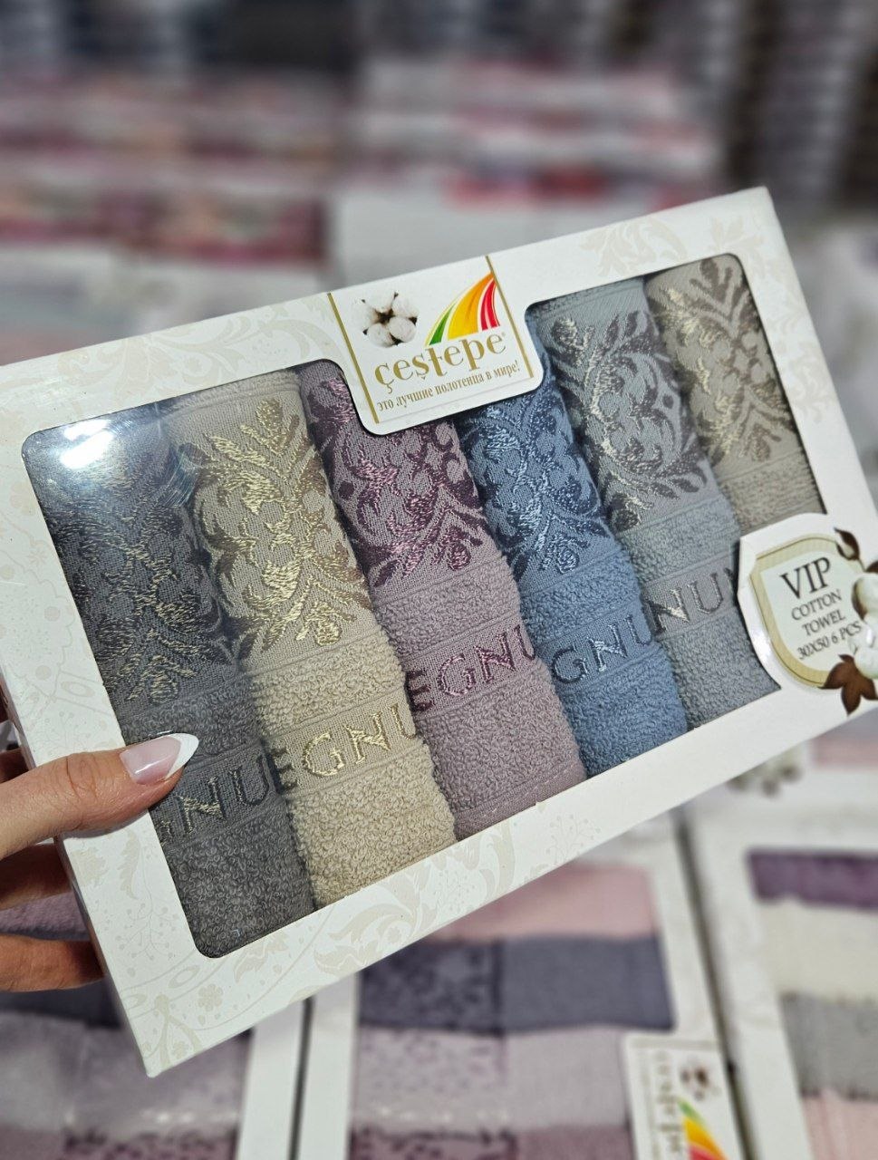 Набір махрових кухонних рушників Cestepe VIP Cotton V5 30x50 см 6шт купити. Набір махрових кухонних рушників Cestepe VIP Cotton V5 30x50 см 6шт купити.
