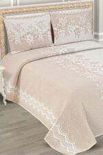 Покривало з наволочками MyBed Deluxe Series Perla 240x260 см Bej