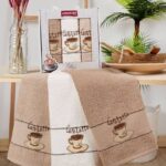 Махрові кухонні рушники Mercan Coffee 40x60 см 3шт купити.