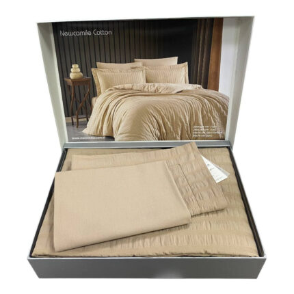 Комплект постільної білизни Maison D'or New Camile Cotton Beige євро