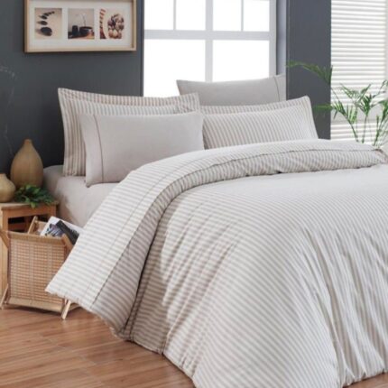 Постільна білизна Maison D'or Lines Thick Stripes Natural Cotton євро купити